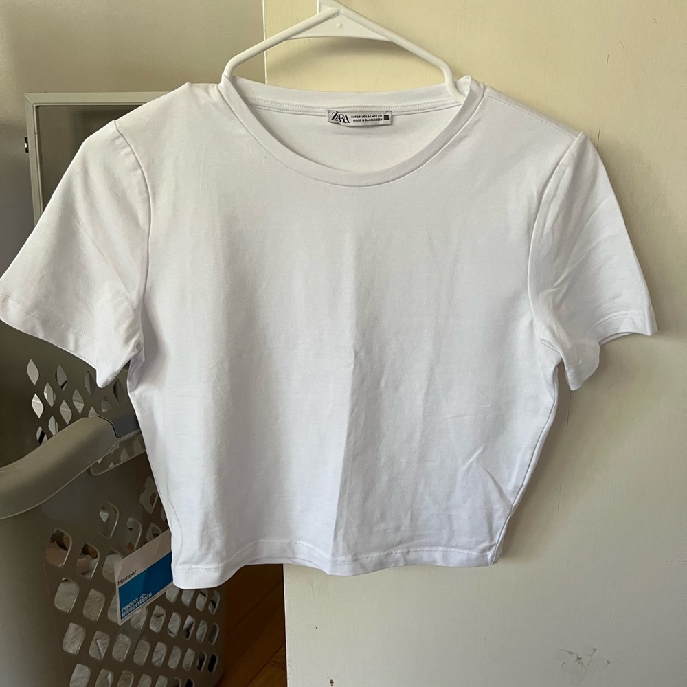 Zara Classic White Tee
